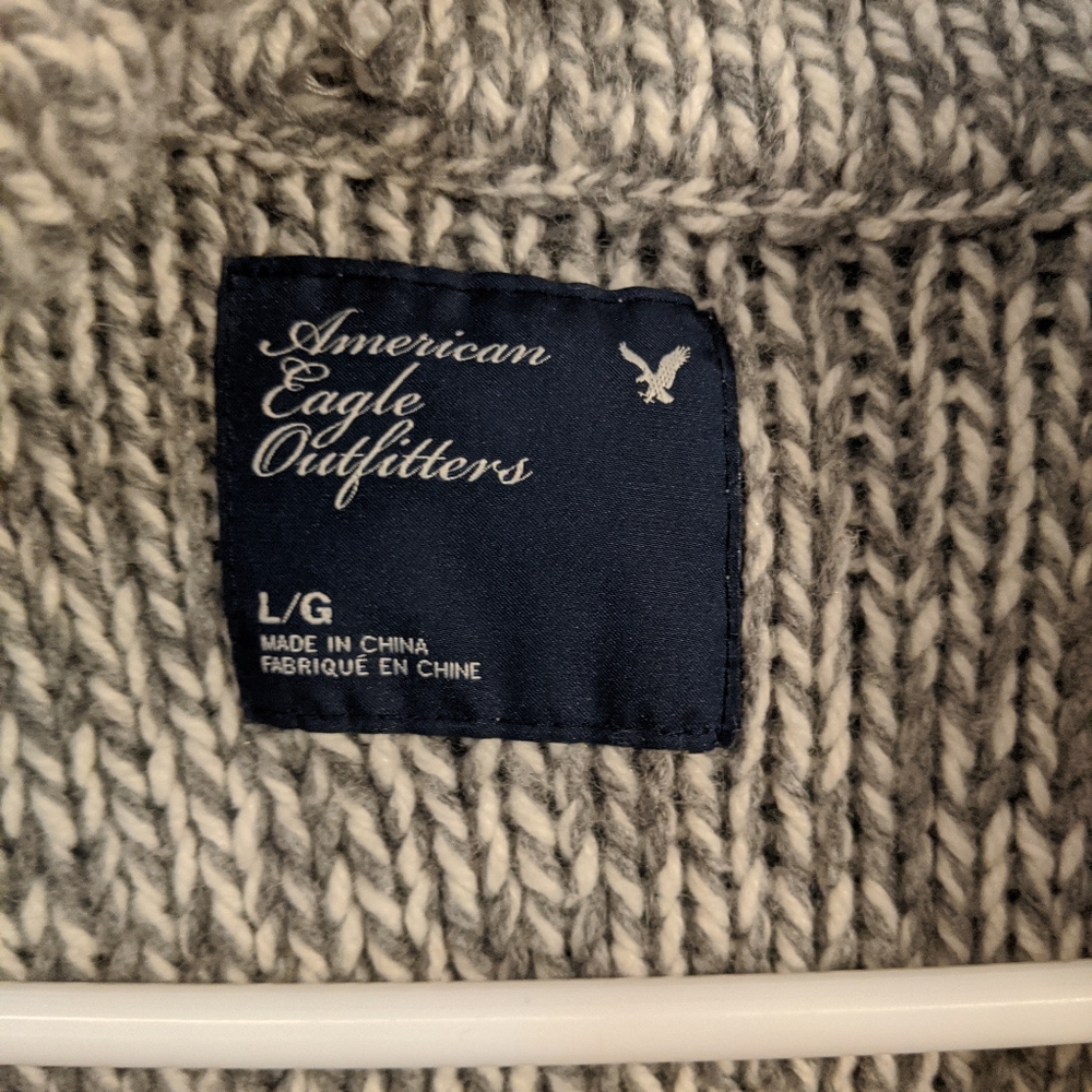 Grey AE cardigan - Picture 2 of 3